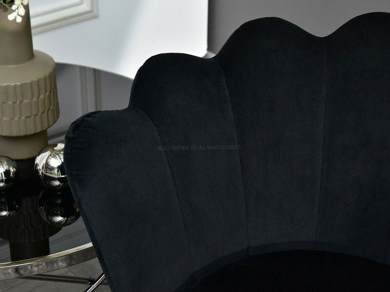 Kreslo Lasair (čierna + zlatá)