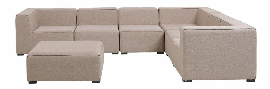 Záhradná sedacia súprava ARRIVE (béžová) (pre 7 osôb)