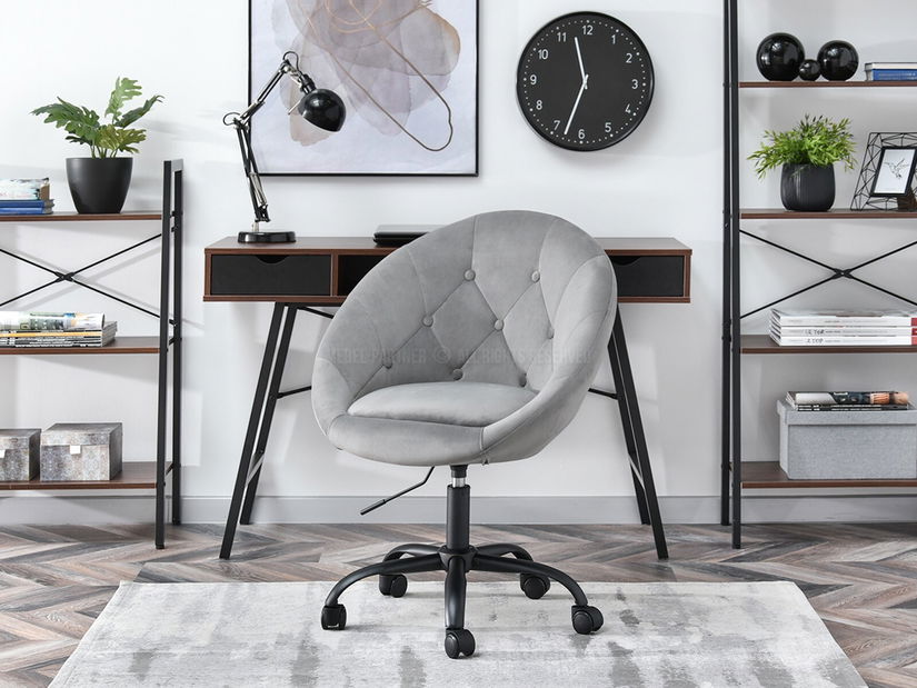 Kreslo Lush 4 (sivá + čierna)