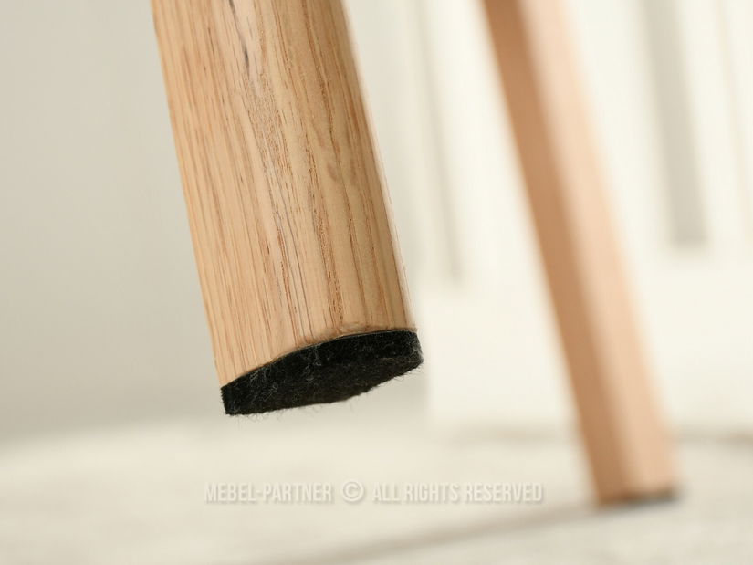 Jedálenská stolička Minimas (béžová + dub)