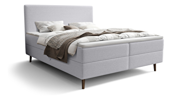 Egyszemélyes ágy 120 cm Napoli Comfort (szürke) (ágyráccsal, tárolóhellyel)