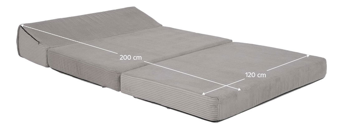 Széthúzható fotel Viajado (szürke) 