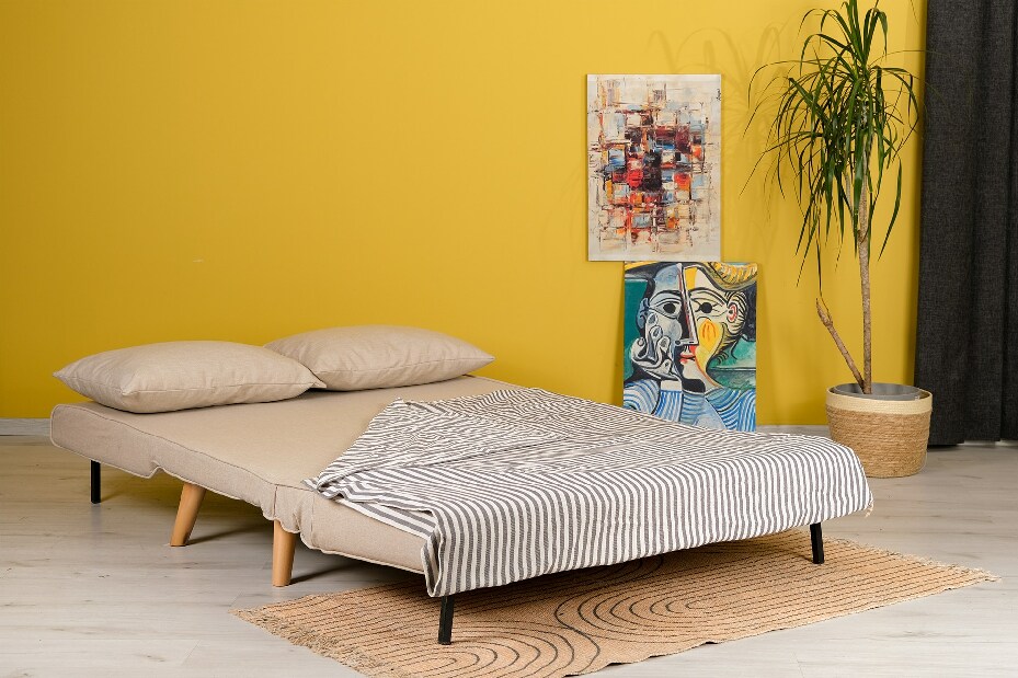 Sofa futon Fillie (krem)