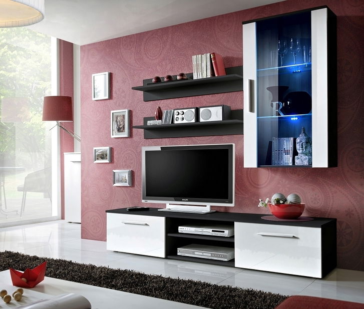 Obývacia stena Gorefield 24 ZW GE (s osvetlením)