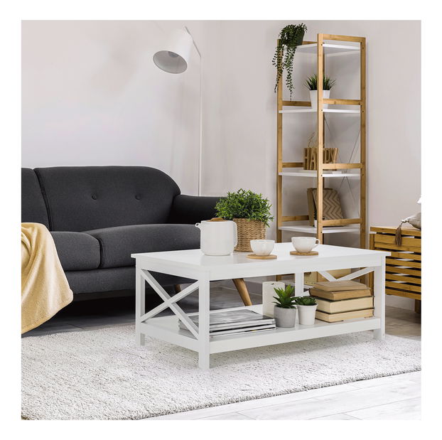 Konferenčný stolík Etta (biela)