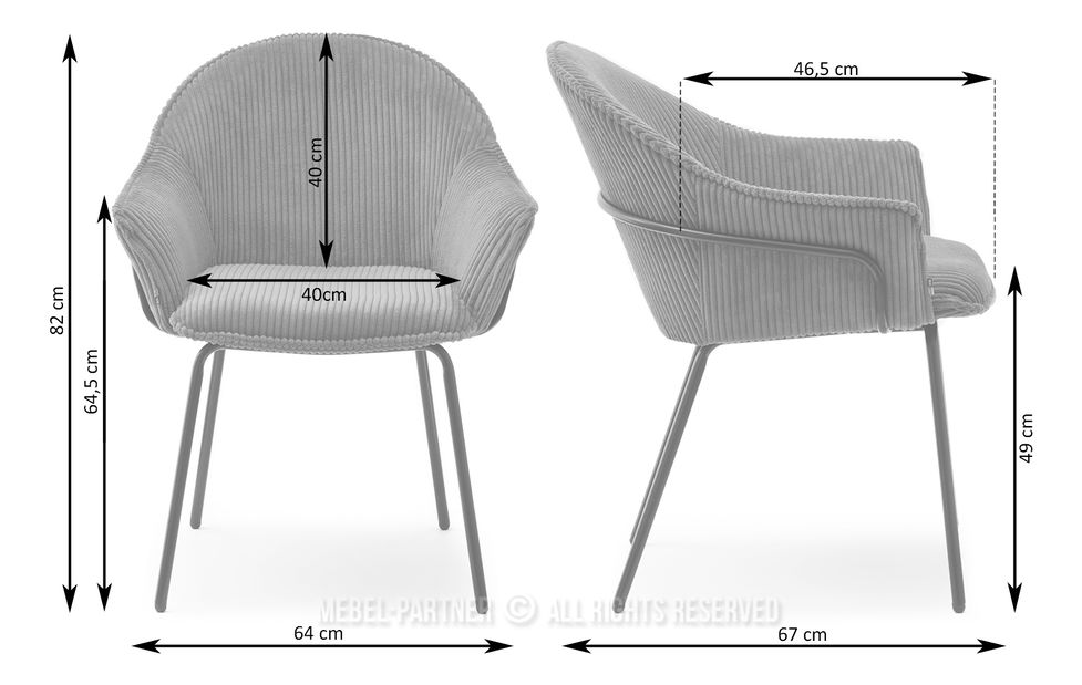 Stolica Val (svijetlobež + bež)