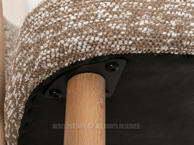 Scaun Paul (bej + stejar)