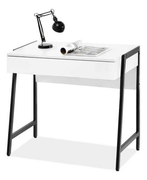 Masă PC Norway (alb + negru)