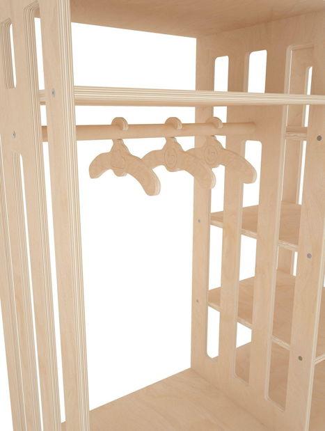 Dječji ormar za garderobu Smalinka 1 (breza)