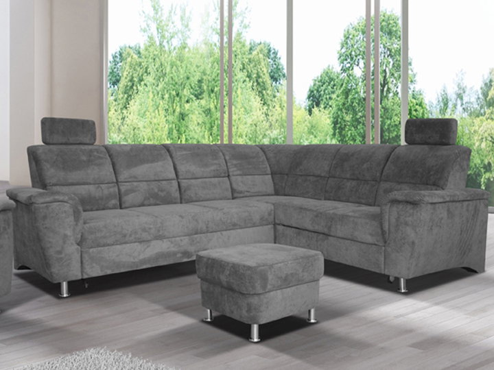 Rohová sedačka Santiago (sivá) (P) *bazár