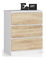 Komód Kalista II (fehér + szonoma tölgy)