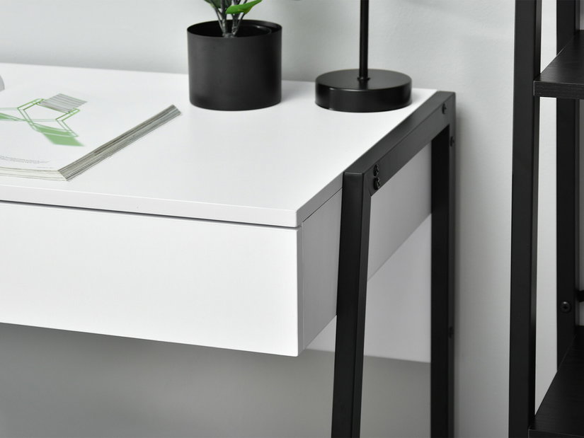 Masă PC Norway (alb + negru)