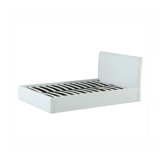 Manželská posteľ 180 cm Kralla (biela) (s roštom)