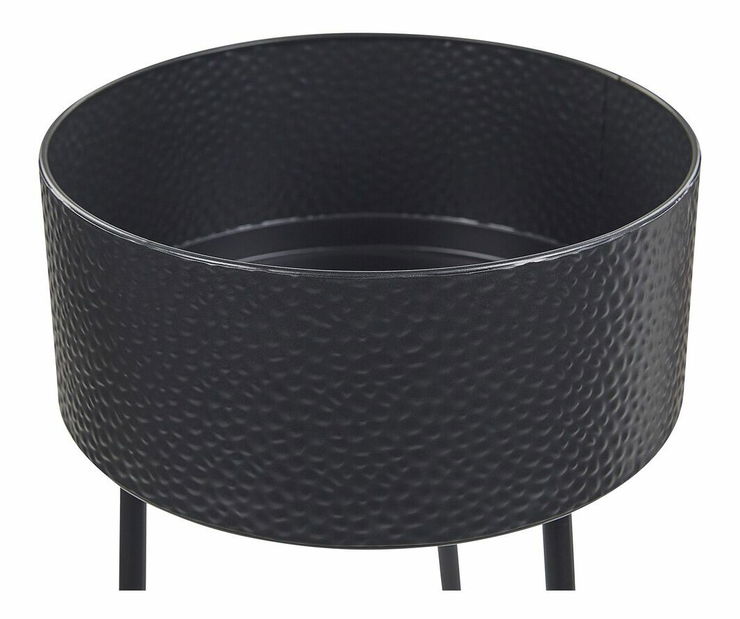 Stojanový kvetináč Leiva (čierna)