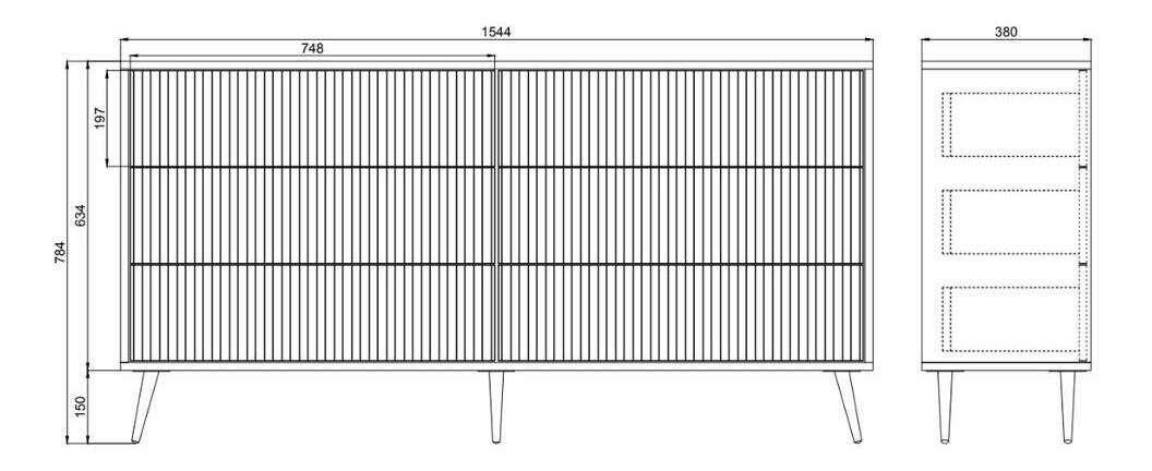 Skrinka Biel B5 (čierna + zlatá)