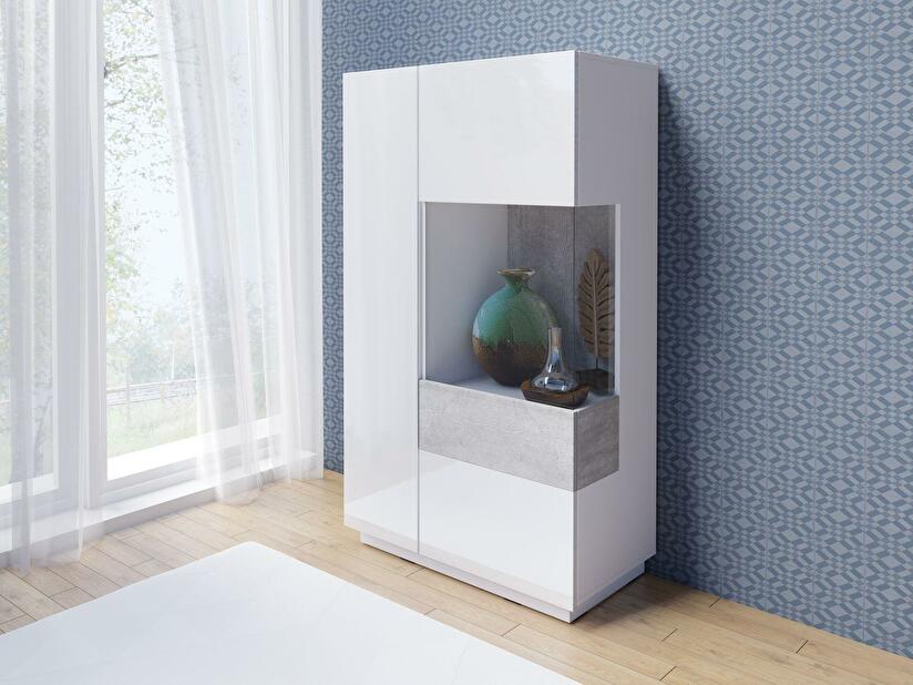 Mobilier living Stacey Typ 15 (beton + alb)