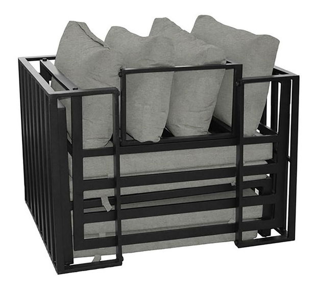 Vrtni set Adicionales (antracit + svijetlosiva) (za 4 osobe)