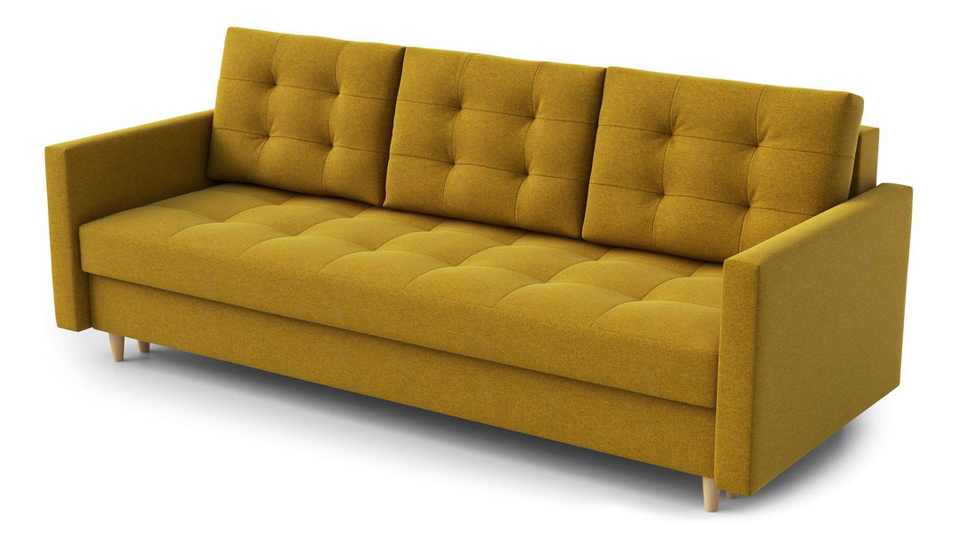 Canapea trei locuri Saveta (muștar)