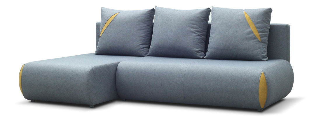 Sarok kanapé Claretha (szürke) (B)