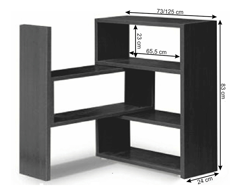 Regál Klonale III 85 (Wenge)