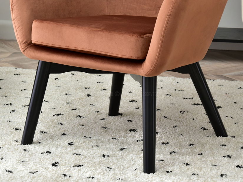 Fotel Leto (réz + fekete)