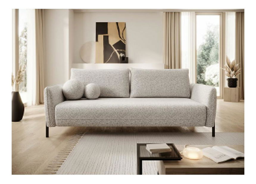 Háromszemélyes kanapé Veratta (bézs + fekete) 