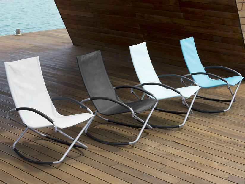 Záhradná stolička Cassa (svetlomodrá)