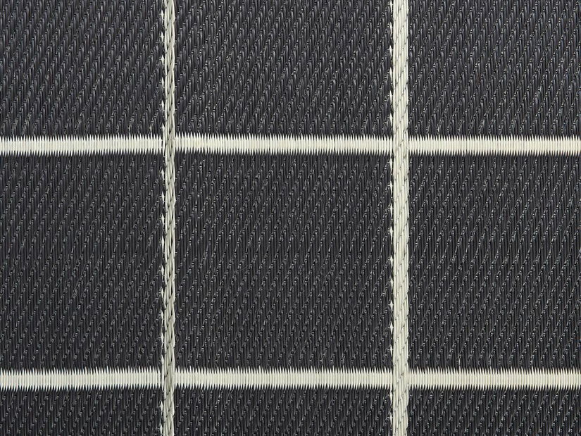 Szőnyeg 120x180 cm RIAMPA (polipropilén) (fekete)