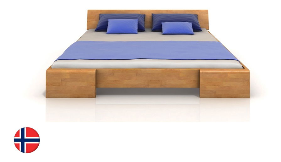 Jednolôžková posteľ 120 cm Naturlig Blomst (buk) (s roštom)