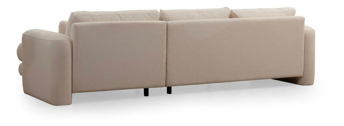 Colțar Lelysena (D) (Crem + negru)