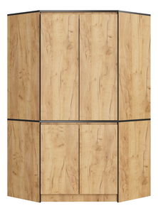 Dulap de haine de colț Sumergible (stejar craft)