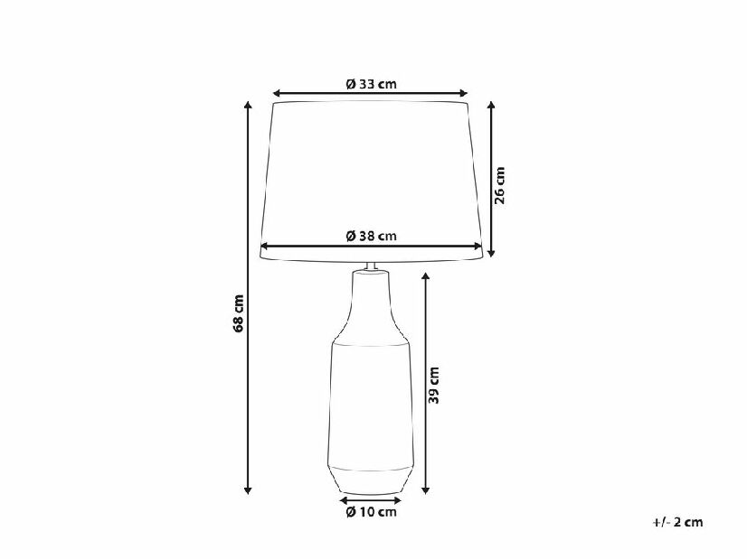 Stolna lampa Smyth (crna) 