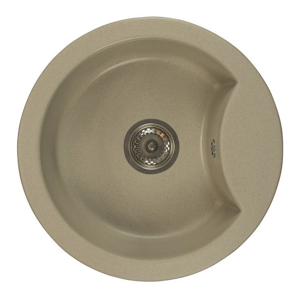 Kuchynský drez Mellusa (béžová) (s 2 otvormi pre batériu)