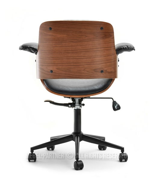 Stolička Duckie (orech tmavý + čierna)