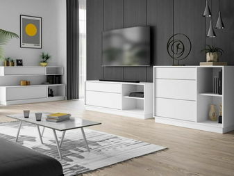 TV stolík/skrinka Freja 2 (biela)