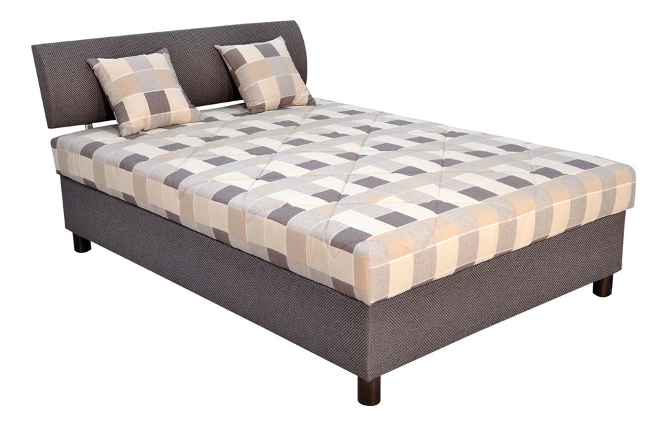 Egyszemélyes ágy 120 cm Skye (ágyráccsal és matraccal)