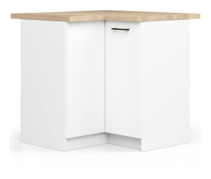 Set mobilier bucătărie de colț 300 cm Ozara III C (Alb)