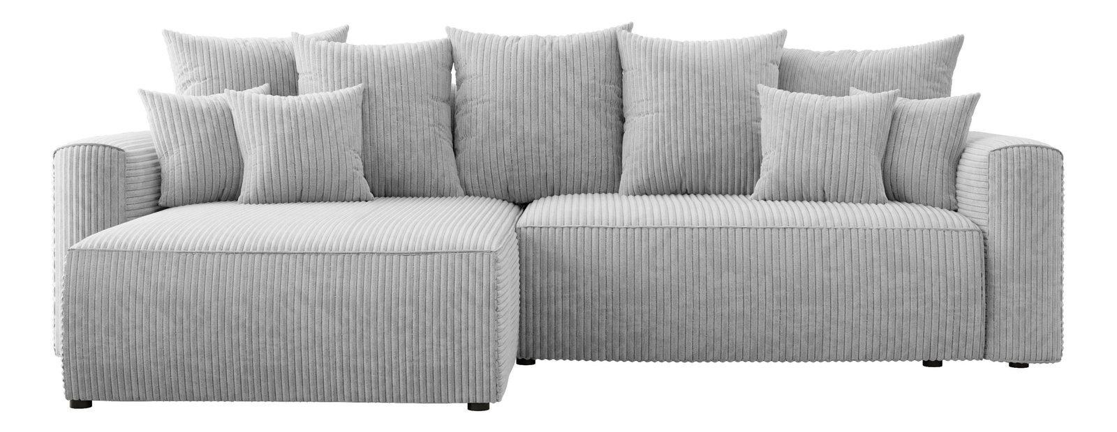 Kutna garnitura Baria (L) (svijetlosiva)