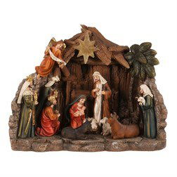 Betlehem s tromi kráľmi 1670 (s osvetlením) (hnedá)