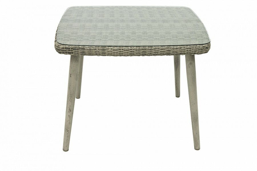 Záhradný stôl Victoria 100x100 (um. Ratan)