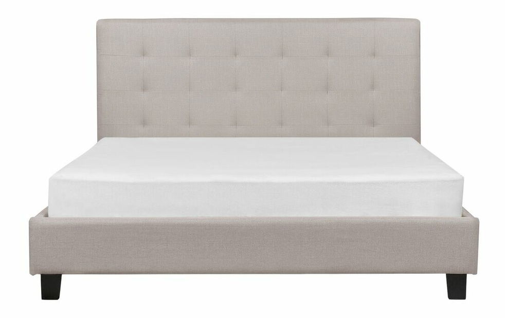 Bračni krevet 160 cm ROLLA (s podnicom) (svijetlo siva)