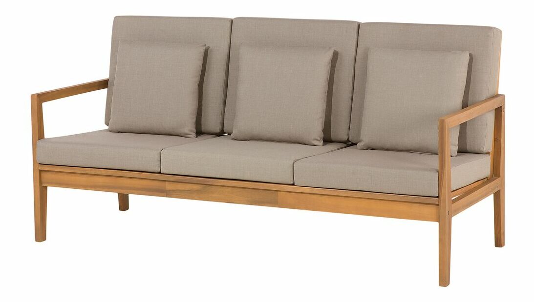 Záhradná sedacia súprava Papaya (sivá)