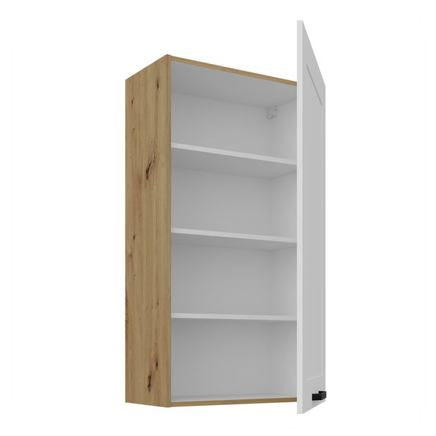 Horná kuchynská skrinka Lucid 60 G-108 1F (korpus: dub artisan + front: mdf biela)