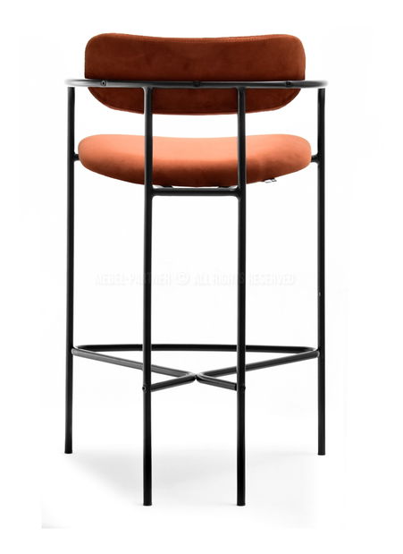 Stolica Viola (bakar + crna)