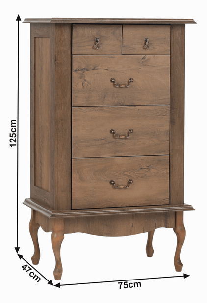 Comodă Valiara DA12 (Stejar lefkas)