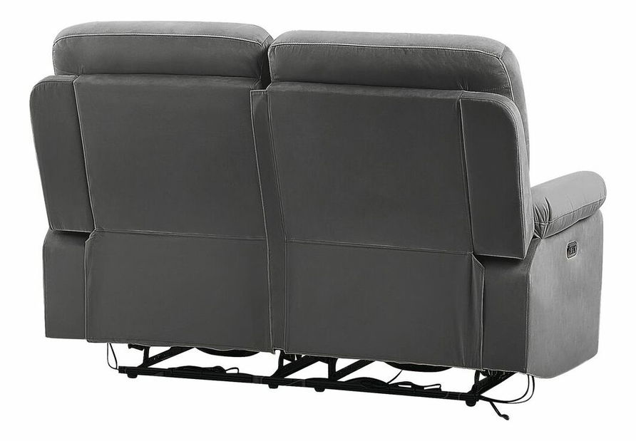 Pohovka dvojsedačka Bev (sivá) (s USB portom)