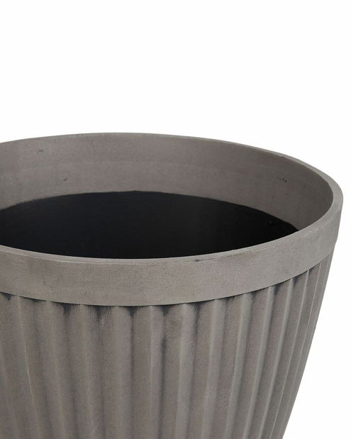 Posuda za cvijeće PREVELLY 39x44x44 cm (stakloplastika) (siva)