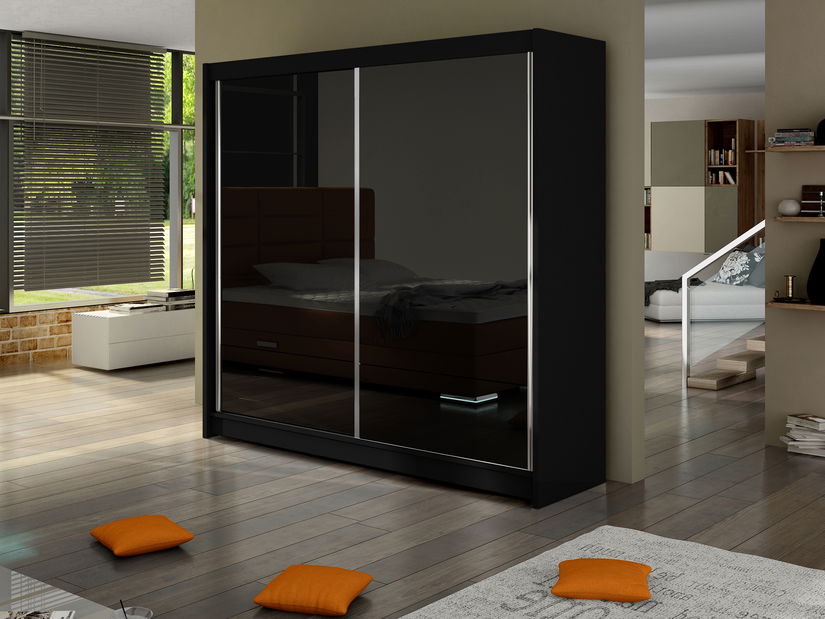 Dulap de haine Vance (negru + negru)