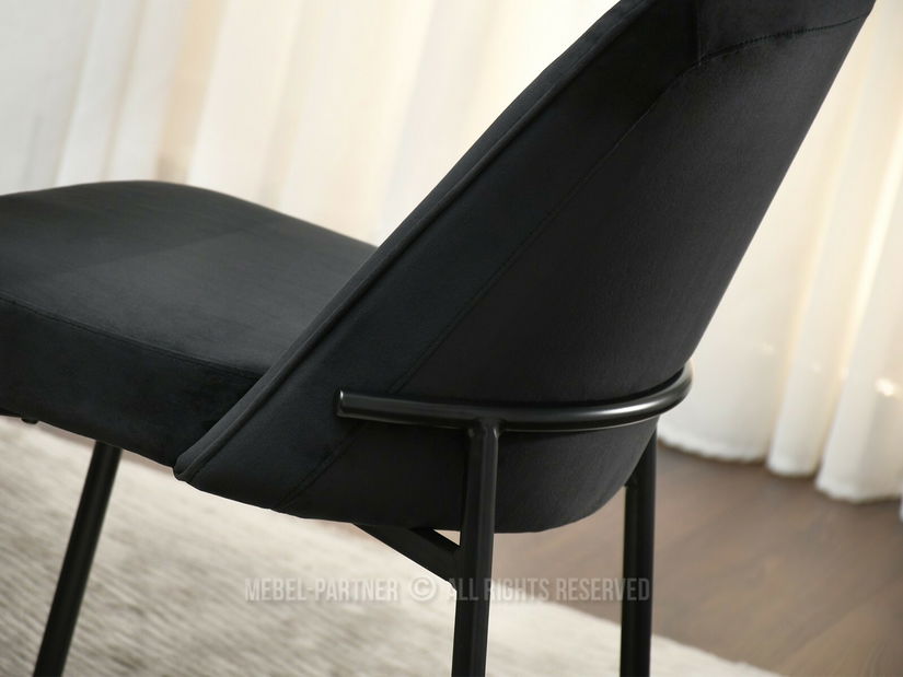 Jedálenská stolička Evidencias (čierna)