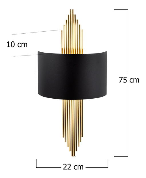 Iluminat de perete Aka 616